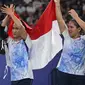 Tim Bulu Tangkis Ganda Campuran Persembahkan Medali Emas Pertama untuk Indonesia di Paralimpiade 2024 Paris. Foto: Kemenpora.