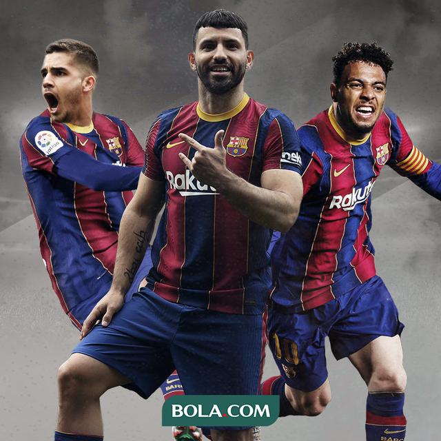 Andre Silva, Sergio Aguero dan Donyell Malen