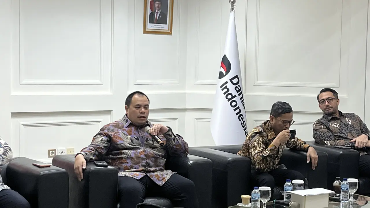 Chief Investment Officer (CIO) Danantara Pandu Patria Sjahrir di Wisma Danantara, Kamis (22/10/2026). (Liputan6.com/Tian)