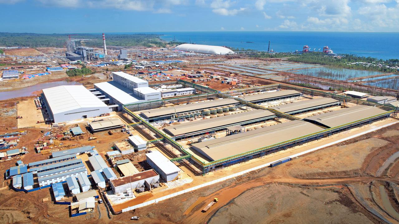 Pabrik nickel sulfate (Foto: PT Trimegah Bangun Persada Tbk (NCKL)