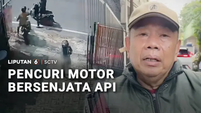 Kian Meresahkan, Pencuri Motor Tembakkan Senpi