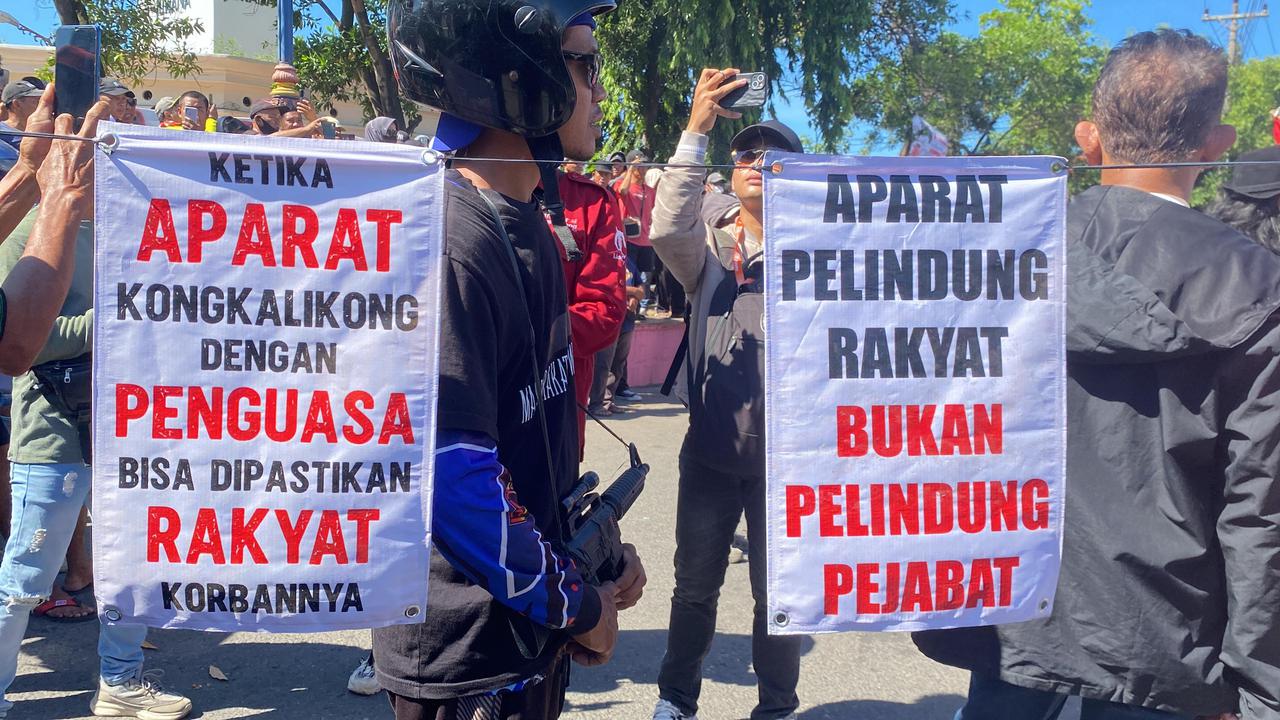 Demo Desak Bupati Pati Mundur dan Janji Polisi Tangkap Pelaku Kekerasan