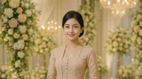 8 Padu Padan Sandal dan Kebaya Batik untuk Hadiri Pesta Akad, Simpel Tapi Menawan