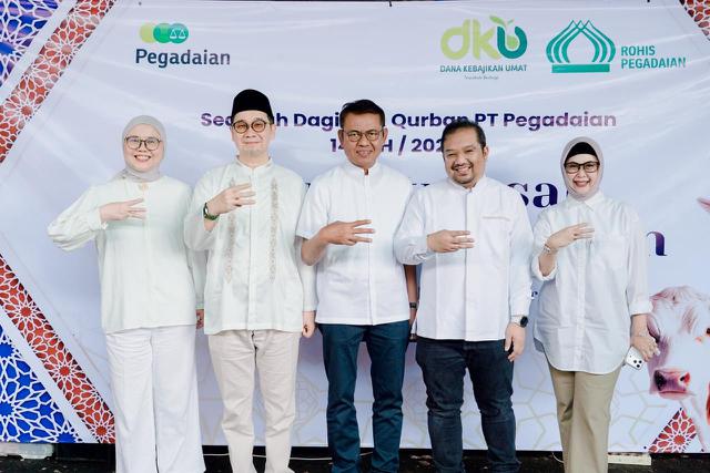 Pemotongan dan pendistribusian daging hewan kurban dalam rangka Idul Adha 1447 Hijriah.