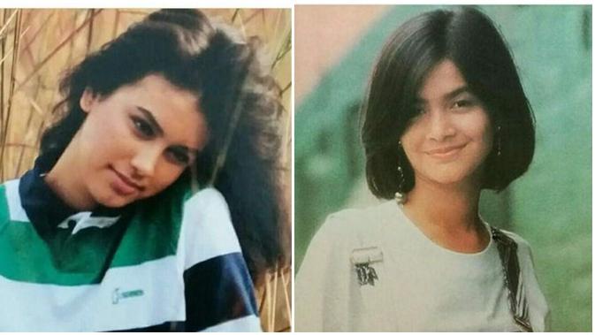 7 Potret Artis Indonesia Saat Jadi Model Baju Tahun 90 An Tetap Memesona Hot Liputan6 Com
