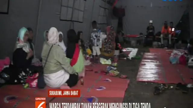 Diperkirakan warga yang mengungsi akan terus bertambah, mengingat pergerakan tanah masih terus terjadi.