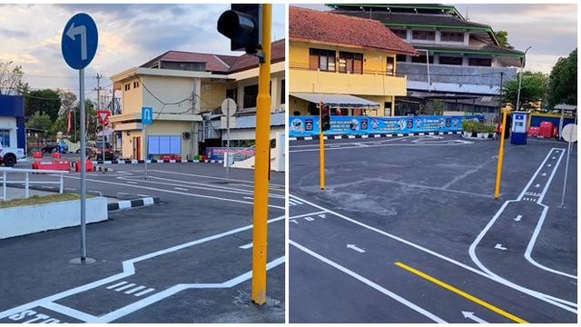 Tanpa Zig Zag dan Angka 8, Ini 6 Potret Lintasan Baru Ujian SIM di Polres Bantul