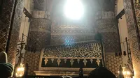 Makam Jalaludin Rumi di Museum Mevlana. (Liputan6.com/Luqman Rimadi)