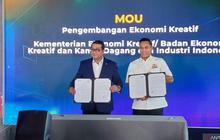 Kemenekraf dan Kadin Teken MoU, Dorong Pengembangan Ekonomi Kreatif Nasional hingga 2026