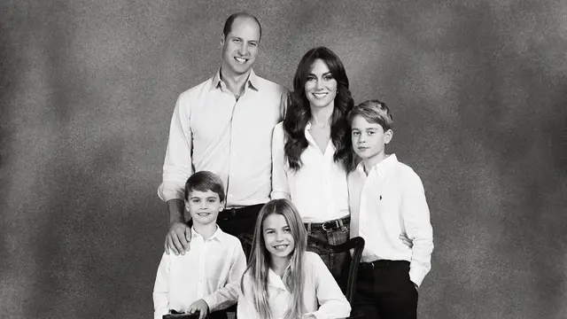 Foto Keluarga Pangeran William dan Kate Middleton untuk Kartu Natal 2023, Sosok Putri Charlotte Curi Perhatian