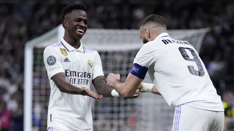 Vinicius Junior, Karim Benzema, Real Madrid, Liga Champions