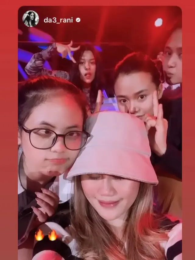 Evi Masamba saat gladi resik HUT Indosiar ke-28 Konser INDOSIA28EST (Foto: Instagram/da3_rani)