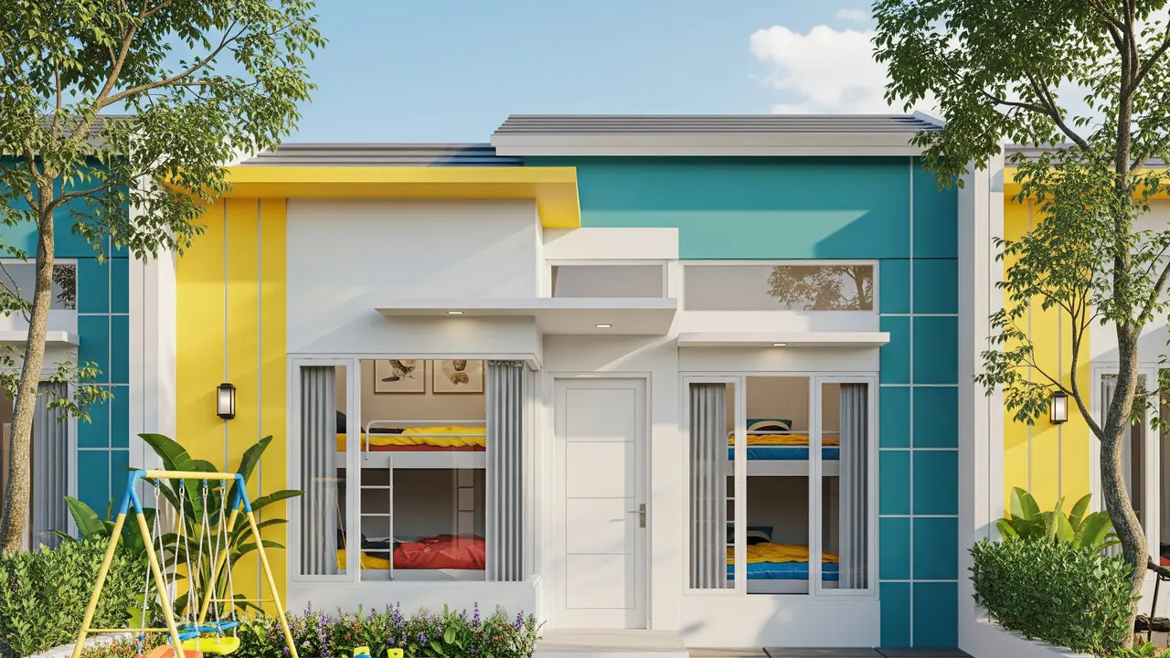 Desain Rumah Mungil Tapi Cocok untuk Keluarga Kecil dengan Anak
