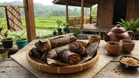 Cara Membuat Kue Lompong Sagu Minang Panggang Teflon yang Kenyal dan Legit