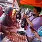 Pasar Tani yang diselenggarakan di Gedung BKOW Provinsi Jambi tercatat rata-rata penjualan telur ayam sebanyak 1.500 butir.