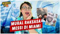 Berita Video, scroll up kali ini membahas tentang mural-mural besar Lionel Messi di Miami