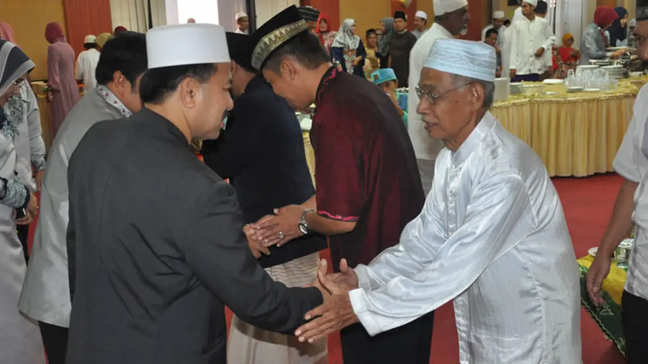 Suasana Kebersamaan Warga Matapura saat idul Fitri 1435 H