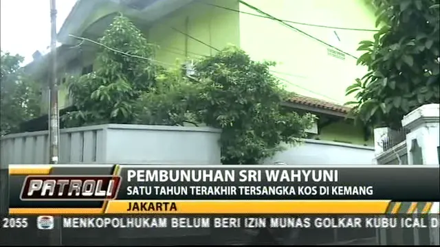 Pembunuhan Sri Wahyuni, Tersangka Kos di Kemang