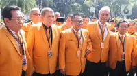 Partai Hanura mendaftarkan 580 bakal calon anggota legislatif (Bacaleg) tingkat DPR RI untuk berlaga di Pemilu 2024.  (Liputan6.com/Herman Zakharia)