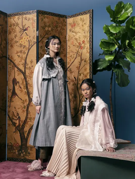 TOTON menggunakan kain khas mereka, seperti katun dan linen yang berkali-kali digunakan pada koleksi sebelumnya. Foto: Document/Masari.