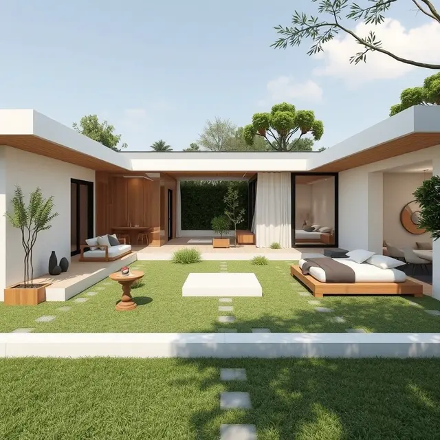 Model Rumah Minimalis Terbaru 1 Lantai 4 Kamar