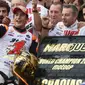 Pembalap Repsol Honda Marc Marquez (TOSHIFUMI KITAMURA / AFP)