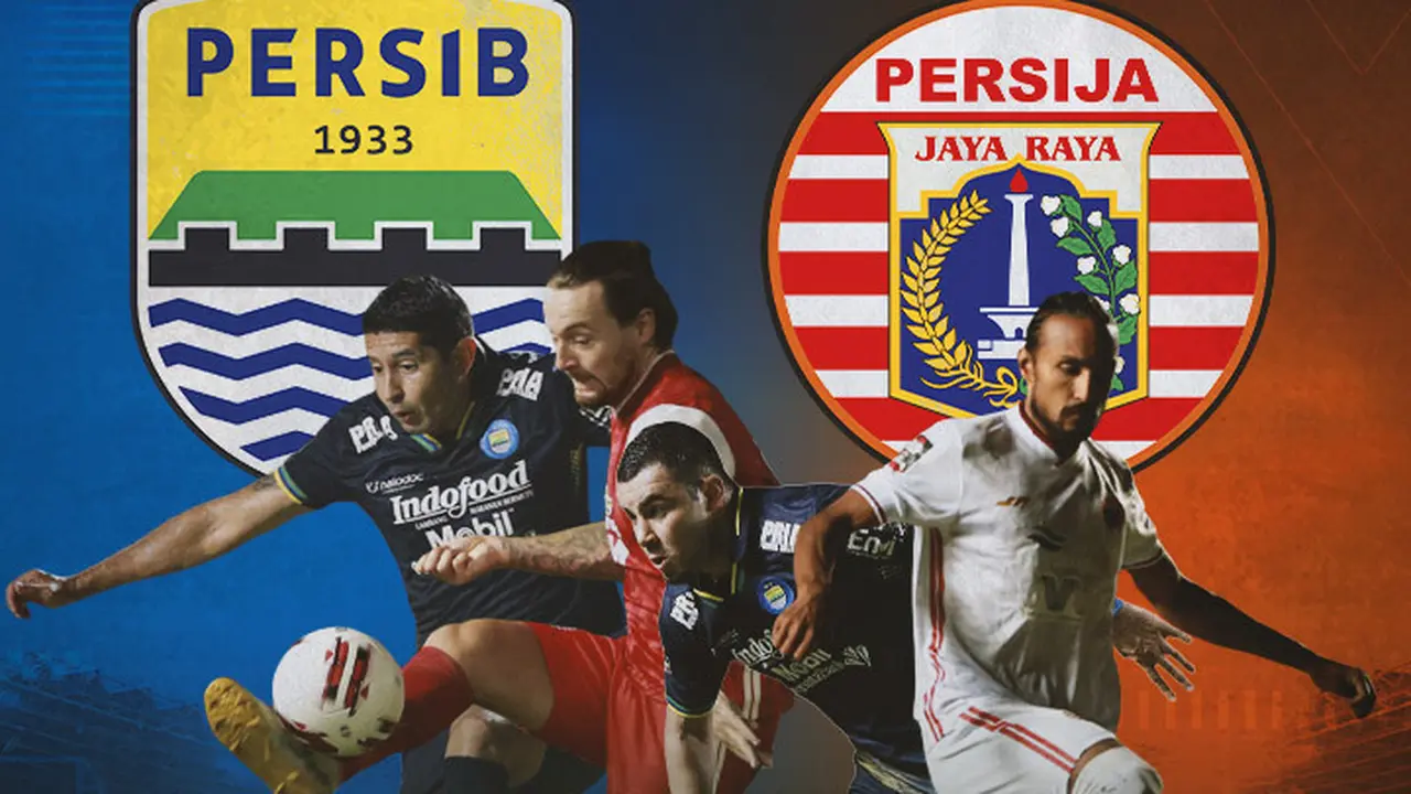 Piala Menpora - Duel Gelandang Persib Bandung Vs Persija Jakarta