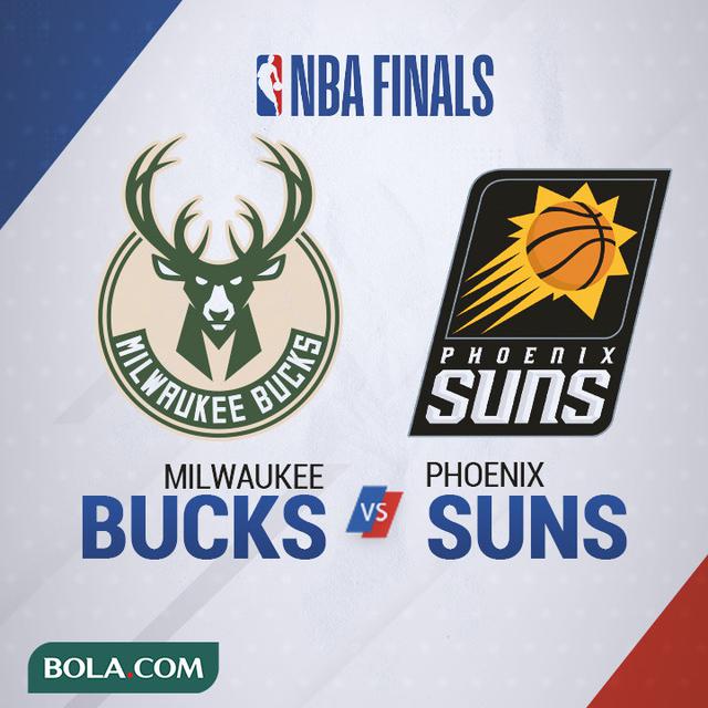 Link Live Streaming Gim 1 Final Playoff Nba 2021 Phoenix Suns Vs Milwaukee Bucks Ragam Bola Com