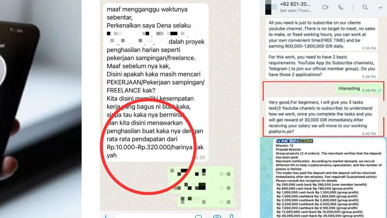 Pengirimnya mengancam akan memviralkan korban.