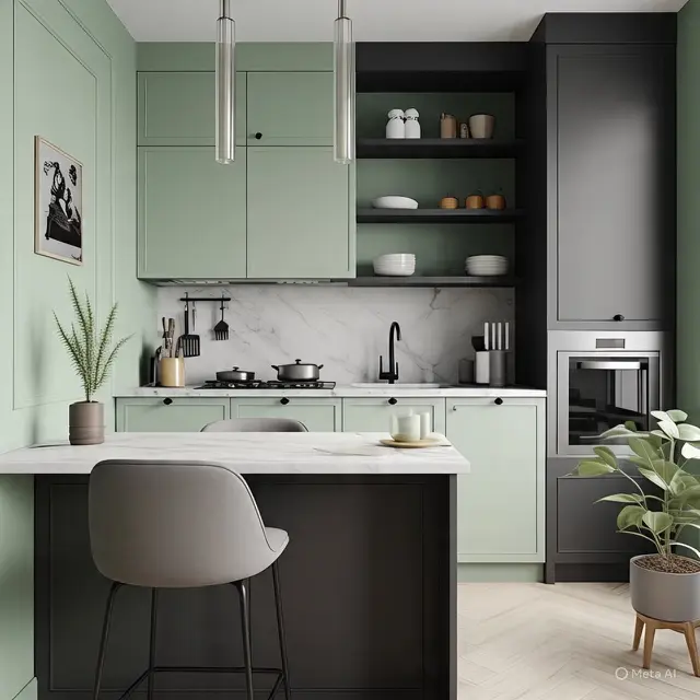 Kombinasi Warna Cat untuk Dapur