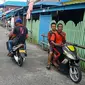 Warga di Kota Agats Kabupaten Asmat, Papua Selatan sudah menggunakan kendaraan listrik untuk bermobilitas. (Istimewa)
