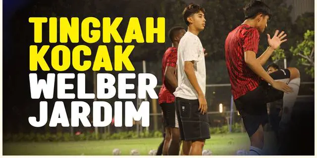 VIDEO: Aksi Jahil Welber Jardim, Ambil Alih Peran Pelatih di Latihan Timnas Indonesia U-20
