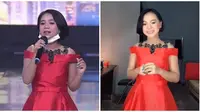 Cimoy disebut mirip Lesty Kejora dengan gaya rambut hitam terbarunya. (Sumber: Instagram/@indosiar/TikTok/@akunbukananselkeblok1)