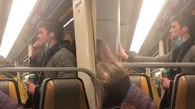 Viral, Video Penumpang Lumuri Pegangan Kereta dengan Ludah