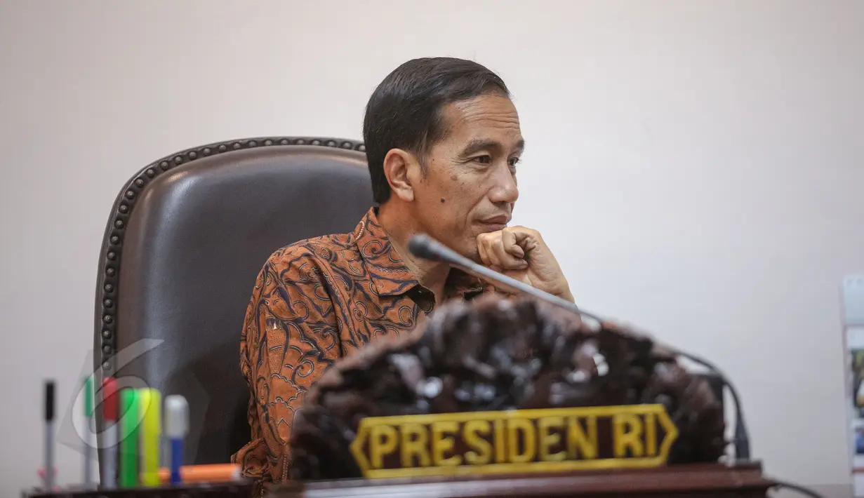 Presiden Jokowi. (Liputan6.com/Faizal Fanani)
