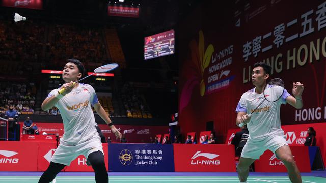 Leo Rolly Carnando/Bagas Maulana - Hong Kong Open 2025 - Bulu Tangkis