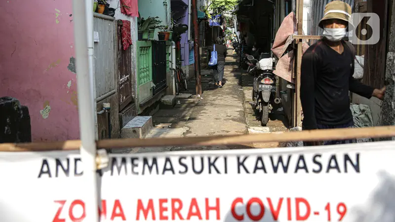10 RT di DKI Jakarta Ditetapkan Sebagai Zona Merah COVID-19