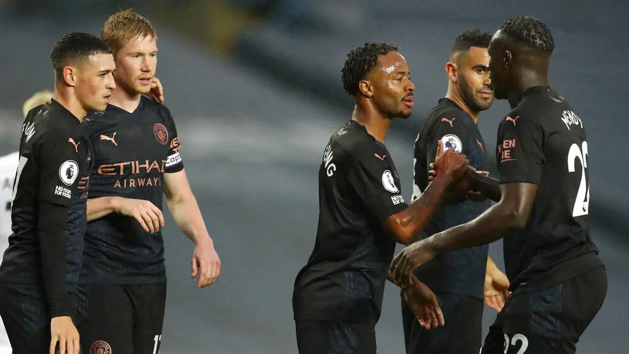 Manchester City Tertahan di Markas Leeds United