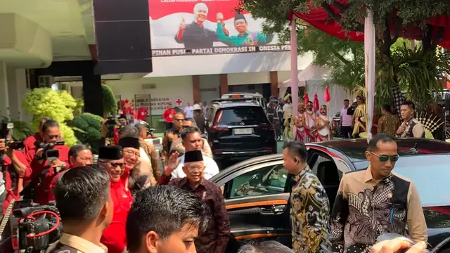 Wapres Ma'ruf Amin tiba di lokasi HUT ke-51 PDIP
