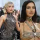 Sabrina Carpenter dan Irina Shayk di Met Gala 2026. Photo by ANGELA WEISS / AFP