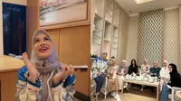 Momen Aurel Hermansyah Menang Arisan Geng Mamayu (Sumber: Instagram/kesharatuliu05,lestikejora)