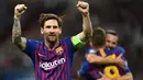 4. Lionel Messi – Messi sempat merasa minder karena memiliki postur tubuh yang kecil. Hal tersebut membuatnya mampu melewat peain lawan namun selalu gagal mencetak gol. (AFP/Glyn Kirk)