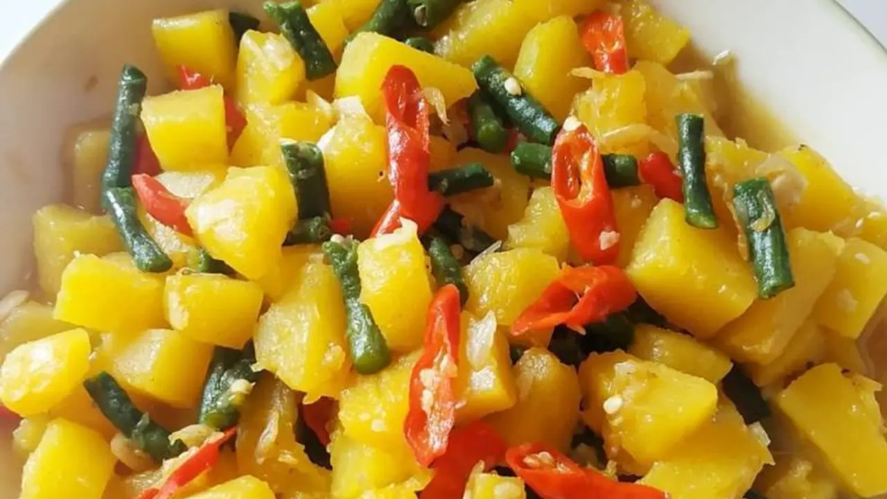 Tumis Labu Kuning Ebi