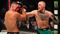 Conor McGregor diharapkan melawan Nate Diaz dalam laga perdana kembali ke panggung UFC setelah pertarungan tinju melawan Floyd Mayweather. (dok. Express)