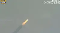 Peluncuran satelit karya anak bangsa, Lapan A2/Orari menuju orbitnya dari Satish Dhawan Space Center, India. (http://spaceflightnow.com/)