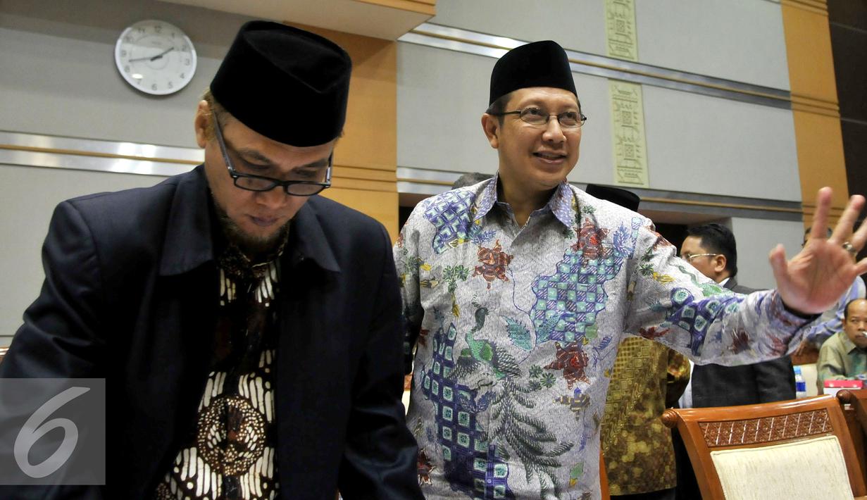  Lukman  Hakim  Bahas Duit Bareng Komisi VIII Foto  Liputan6 com