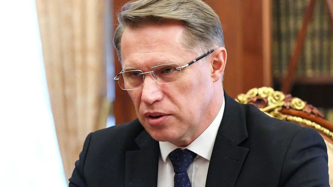 Menteri Kesehatan Rusia Mikhail Murashko (Dok. Kremlin.ru).