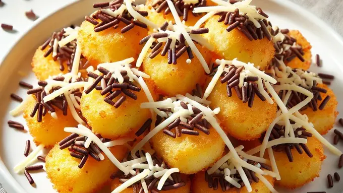 illustrasi pisang nugget