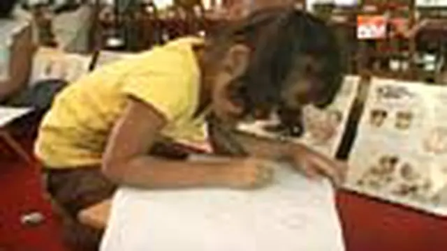 Dengan belajar sekitar dua jam di sebuah kelas kartun di Tangerang, anak-anak sudah bisa menciptakan sebuah cerita lengkap beserta gambar kartun. 