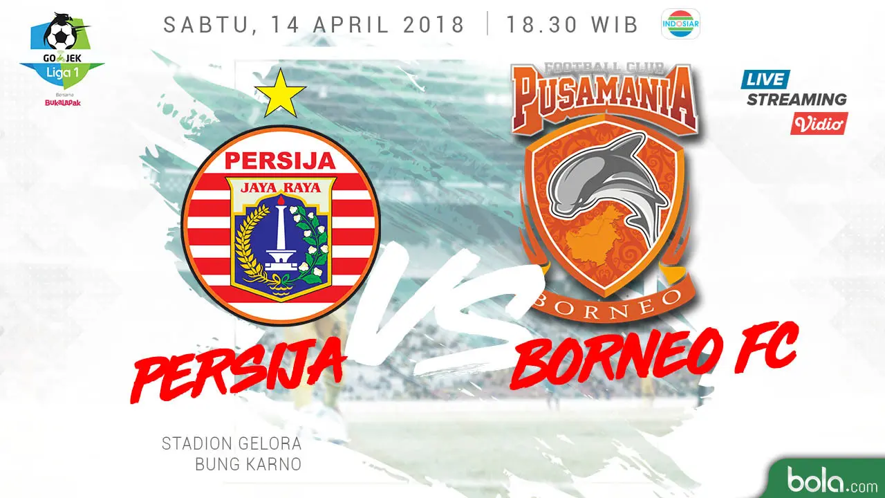 Persija Jakarta Vs Pusamania Borneo FC